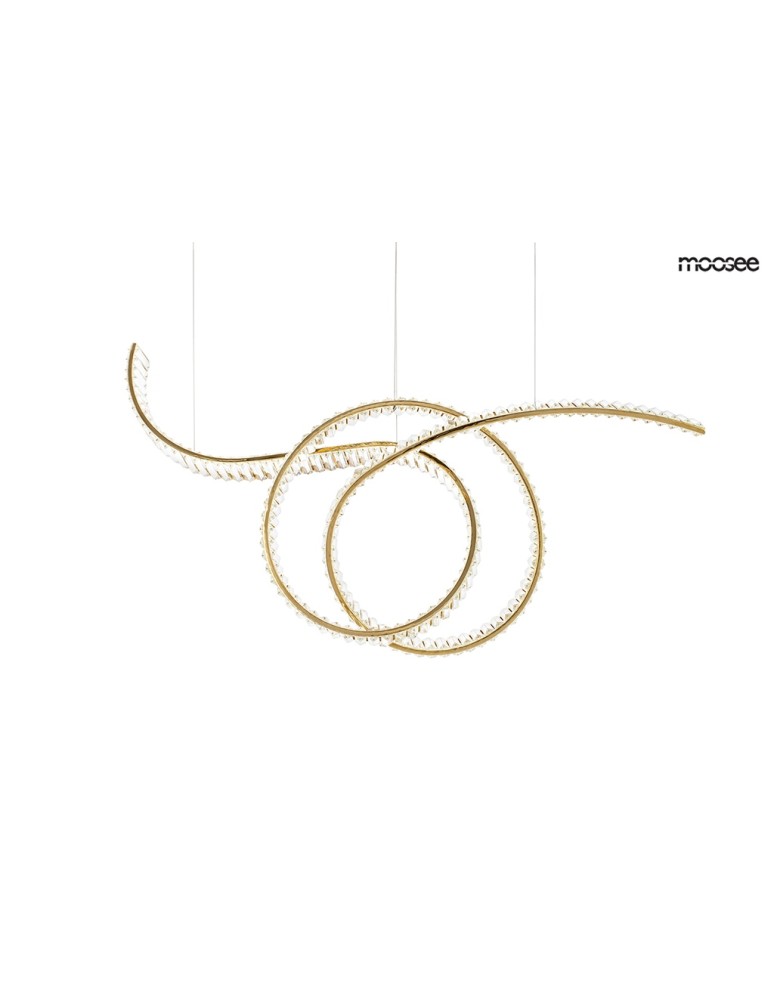 MOOSEE lampa wisząca WAVE 120 złota (MSE1501100188)