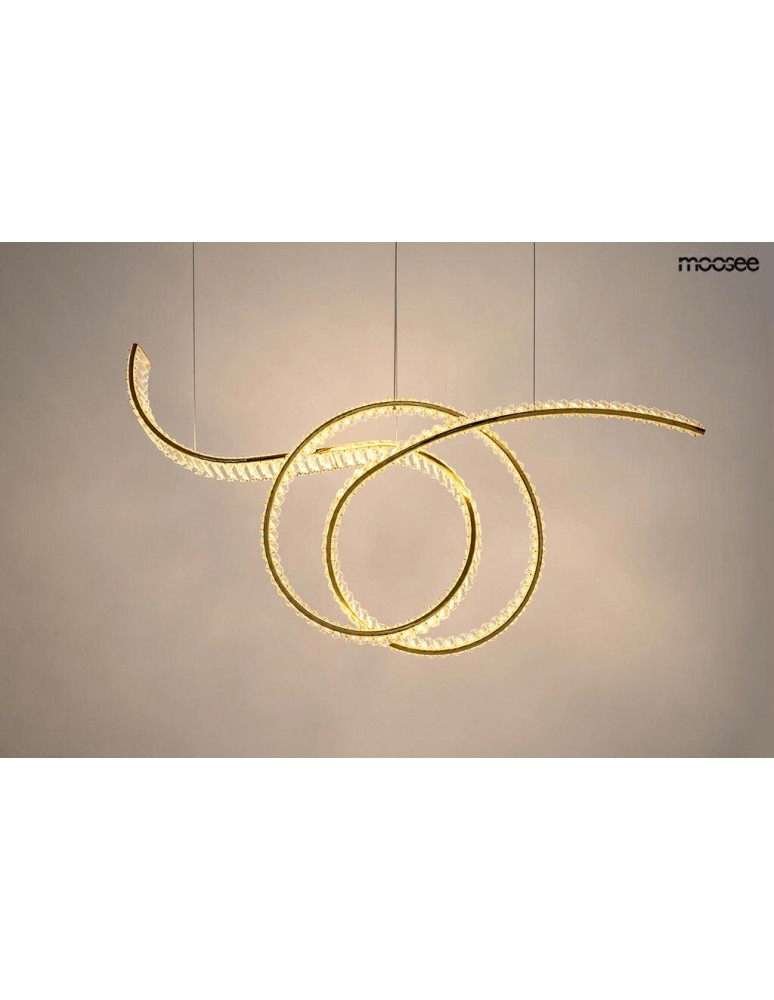 MOOSEE lampa wisząca WAVE 120 złota (MSE1501100188)