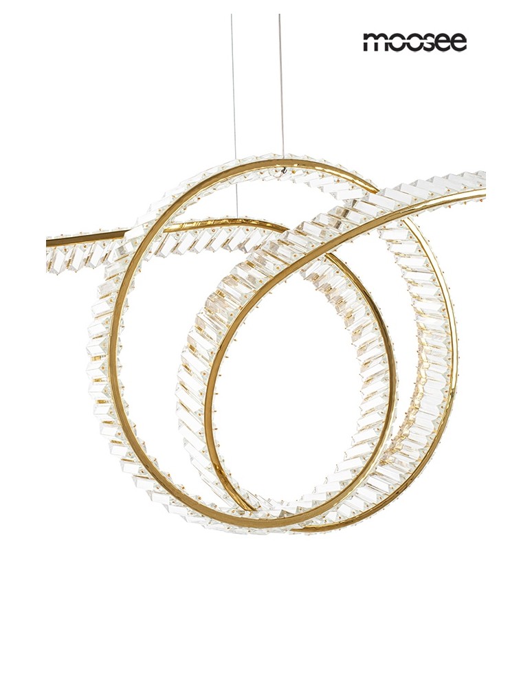 MOOSEE lampa wisząca WAVE 120 złota (MSE1501100188)