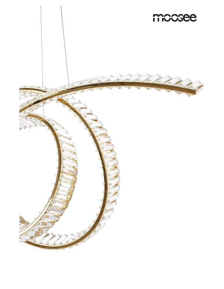 MOOSEE lampa wisząca WAVE 120 złota (MSE1501100188)