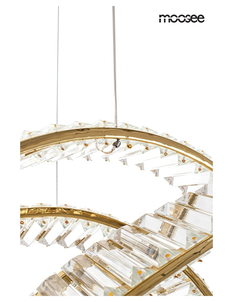 MOOSEE lampa wisząca WAVE 120 złota (MSE1501100188)