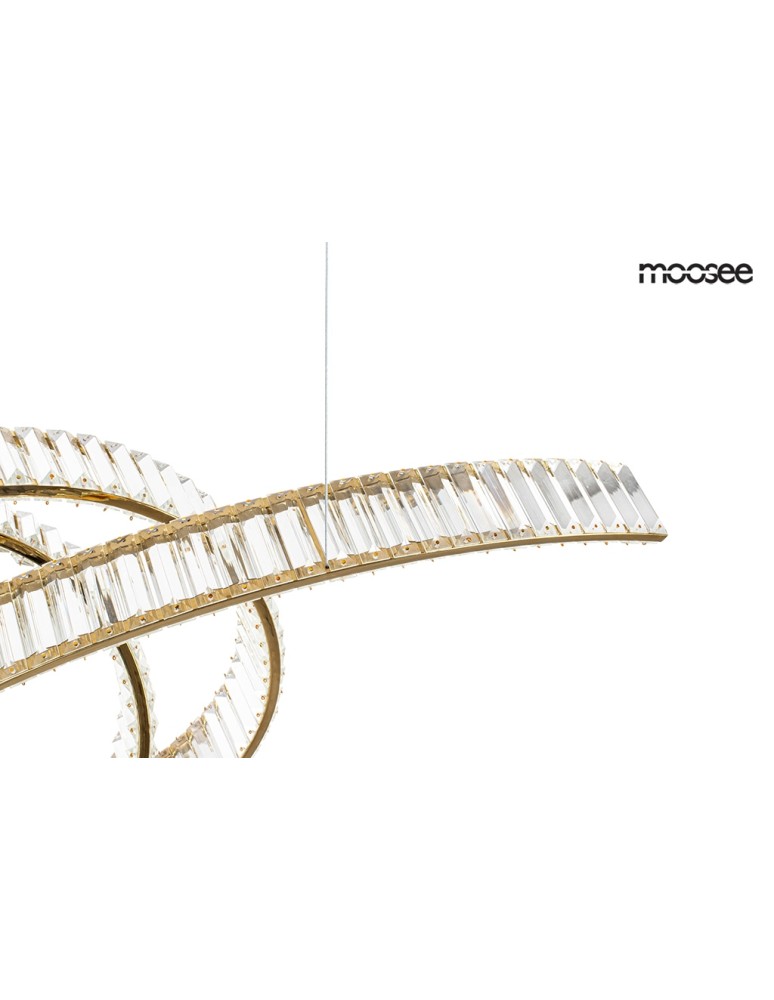 MOOSEE lampa wisząca WAVE 120 złota (MSE1501100188)