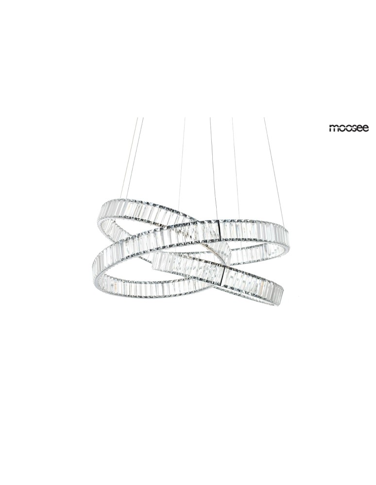 MOOSEE lampa wisząca WAVE 80 chrom (MSE1501100196) MOOSEE lampa wisząca WAVE 80 chrom (MSE1501100196)