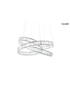 MOOSEE lampa wisząca WAVE 80 chrom (MSE1501100196)