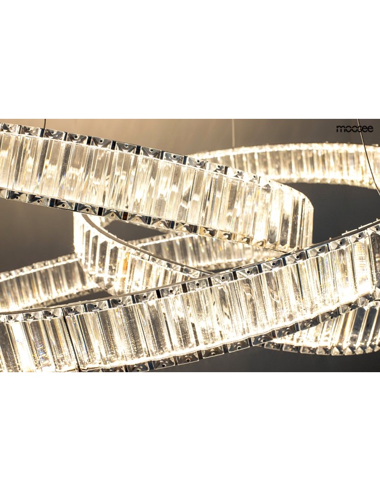 MOOSEE lampa wisząca WAVE 80 chrom (MSE1501100196) MOOSEE lampa wisząca WAVE 80 chrom (MSE1501100196)