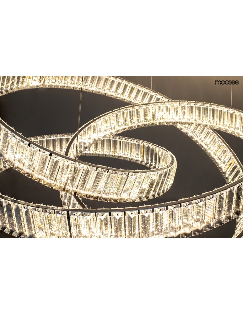 MOOSEE lampa wisząca WAVE 80 chrom (MSE1501100196) MOOSEE lampa wisząca WAVE 80 chrom (MSE1501100196)
