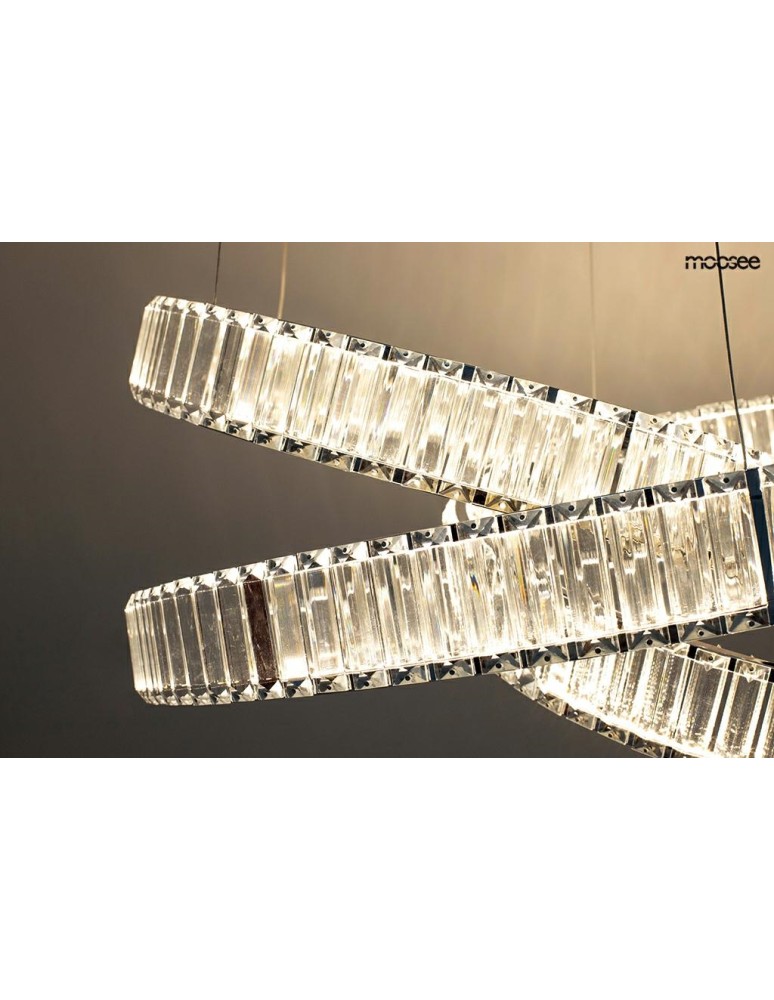 MOOSEE lampa wisząca WAVE 80 chrom (MSE1501100196) MOOSEE lampa wisząca WAVE 80 chrom (MSE1501100196)