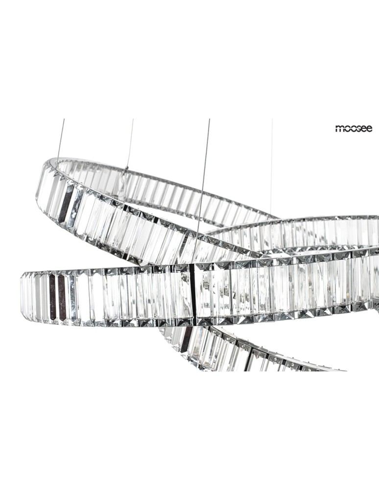 MOOSEE lampa wisząca WAVE 80 chrom (MSE1501100196) MOOSEE lampa wisząca WAVE 80 chrom (MSE1501100196)