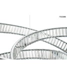 MOOSEE lampa wisząca WAVE 80 chrom (MSE1501100196) MOOSEE lampa wisząca WAVE 80 chrom (MSE1501100196)