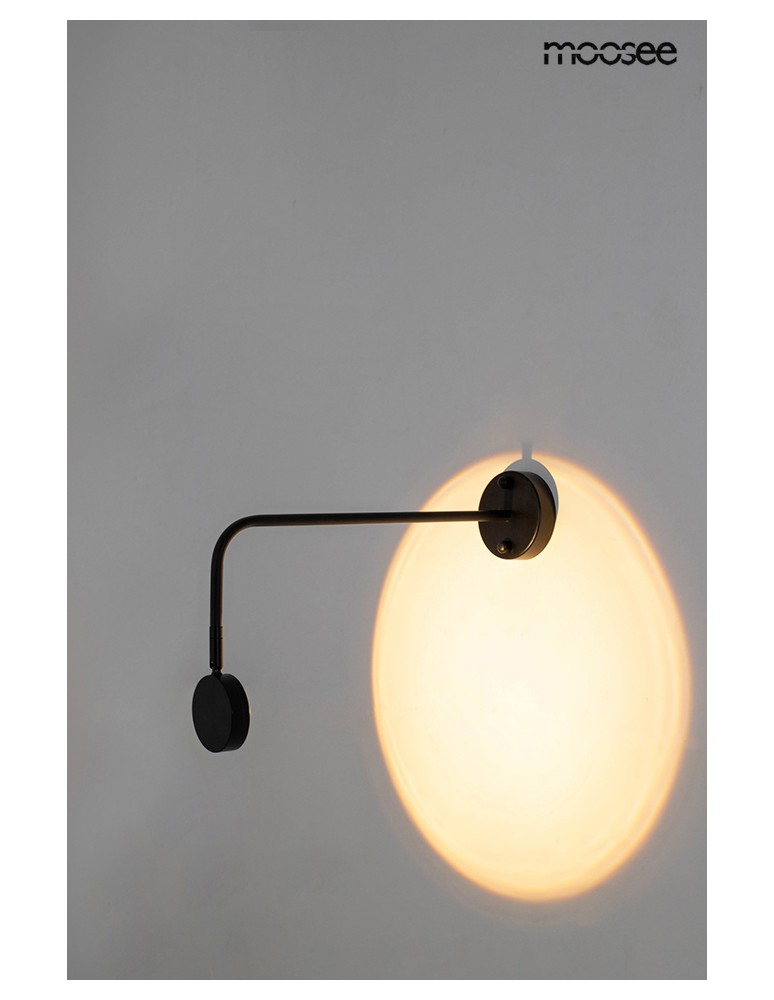 MOOSEE lampa ścienna AXEL czarna (MSE1501100147) MOOSEE lampa ścienna AXEL czarna (MSE1501100147)