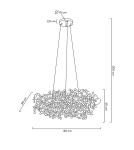 MOOSEE lampa wisząca MONETE 80 chrom (MSE1501100177) MOOSEE lampa wisząca MONETE 80 chrom (MSE1501100177)