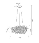 MOOSEE lampa wisząca MONETE 60 złota (MSE1501100174) MOOSEE lampa wisząca MONETE 60 złota (MSE1501100174)