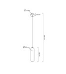 MOOSEE lampa wisząca SLACK biała (MSE1501100143) MOOSEE lampa wisząca SLACK biała (MSE1501100143)