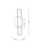 Kinkiety designerskie - MOOSEE lampa ścienna TROYA złota (MSE1501100144) - product 9