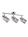 Italux Sardo Reflektor/Spot Srebrny, dymiony 3xE14 40W SPL-5581-3-SC-SG
