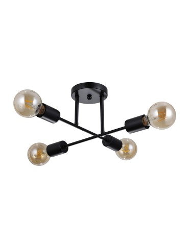Italux Formio Wisząca Czarny mat 4xE27 40W PND-4052-4-BL - produkt 2