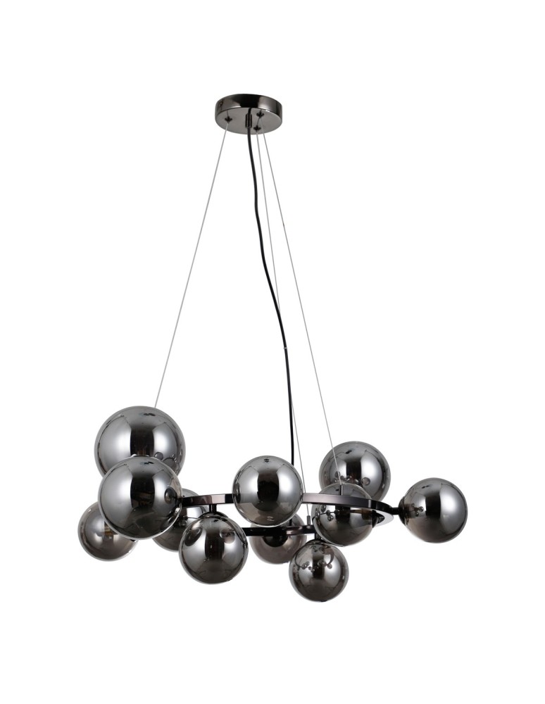 Italux Canello Wisząca Czarny mat 11xG9 5W PND-406007-11A-BL