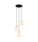 Lampy wiszące potrójne - Italux Deore Wisząca Brąz antyczny 3xE27 40W PND-5578-3S-BRO-BK - product 1