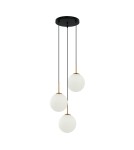 Lampy wiszące potrójne - Italux Deore Wisząca Brąz antyczny 3xE27 40W PND-5578-3S-BRO-BK - product 2