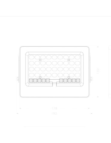 Italux Tiara Solarna Szary IP65 1xLED 100W 4000K SLR-21387-100W - product 2