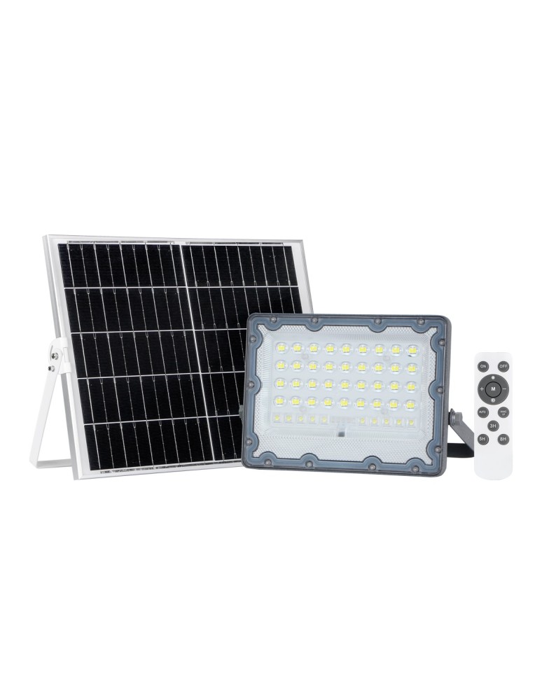 Italux Tiara Solarna Szary IP65 1xLED 100W 4000K SLR-21387-100W