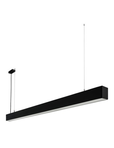 Italux Traversi RX 114 Black 4000K Liniowa Wisząca Czarny mat 1xLED 35W 4000K PRD-5470-114-BK-840-PN