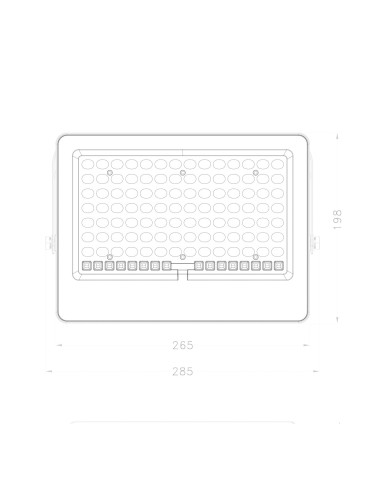Italux Tiara Solarna Szary IP65 1xLED 300W 4000K SLR-21387-300W - product 2