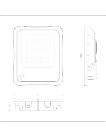 Italux Bares Solarna Szary IP65 1xLED 50W 4000K SLR-73142-50W - product 2