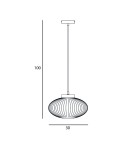 Italux Groste Wisząca Złoty 1xE27 40W PND-52376-1-GD Italux Groste Wisząca Złoty 1xE27 40W PND-52376-1-GD