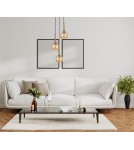 Lampy wiszące potrójne - Italux Favera Wisząca Brąz antyczny 3xE27 40W PND-42361-3A-BRO-AMB - product 2