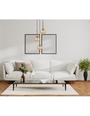 Italux Favera Wisząca Brąz antyczny 3xE27 40W PND-42361-3A-BRO-AMB - produkt 2