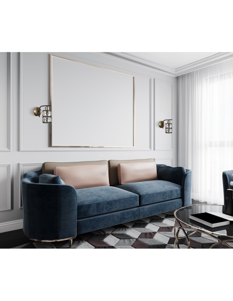 Italux Menfi Kinkiet matt black+honey brass 1xE27 40W WL-44236-1-BK-GD Italux Menfi Kinkiet matt black+honey brass 1xE27 40W WL-44236-1-BK-GD
