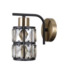 Italux Menfi Kinkiet matt black+honey brass 1xE27 40W WL-44236-1-BK-GD Italux Menfi Kinkiet matt black+honey brass 1xE27 40W WL-44236-1-BK-GD