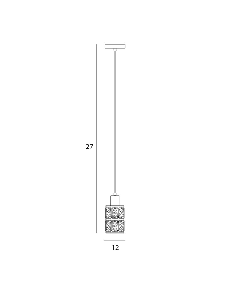 Italux Menfi Wisząca matt black+honey brass 1xE27 40W PND-44236-1-BK-GD Italux Menfi Wisząca matt black+honey brass 1xE27 40W PND-44236-1-BK-GD