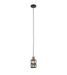 Italux Menfi Wisząca matt black+honey brass 1xE27 40W PND-44236-1-BK-GD Italux Menfi Wisząca matt black+honey brass 1xE27 40W PND-44236-1-BK-GD