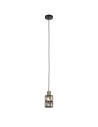 Italux Menfi Wisząca matt black+honey brass 1xE27 40W PND-44236-1-BK-GD