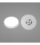 Plafony LED - Italux Alata Plafon Biały 1xLED 32W 2800K+4000K+6000K PLF-72836-400R-32W-WH - product 2