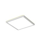 Lampy sufitowe LED - Italux Aleria Plafon Biały 1xLED 28W Przód: 2800K+4000K+6000K, bok zawsze 2800K PLF-39573-300S-28W-WH - product 1