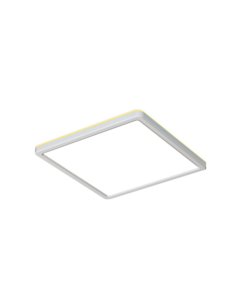 Italux Aleria Plafon Biały 1xLED 28W Przód: 2800K+4000K+6000K, bok zawsze 2800K PLF-39573-300S-28W-WH