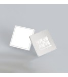 Lampy sufitowe LED - Italux Aleria Plafon Biały 1xLED 28W Przód: 2800K+4000K+6000K, bok zawsze 2800K PLF-39573-300S-28W-WH - product 2