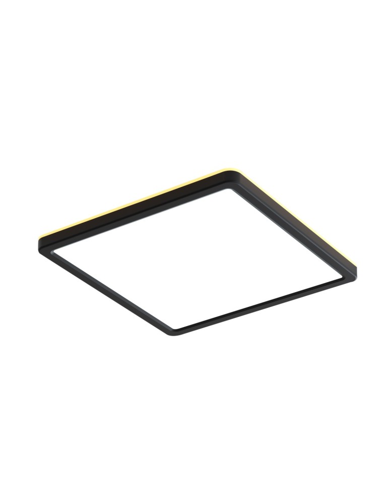 Italux Aleria Plafon Czarny 1xLED 50W Przód: 2800K+4000K+6000K, bok zawsze 2800K PLF-39573-450S-50W-BL