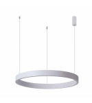 Lampy wiszące okręgi - Italux Brasco Down Wisząca Biały 1xLED 60W 3000K+4000K PND-56215-080RPP-WH-3KS4K-TRDIMM - product 1