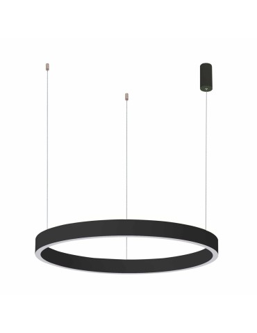 Italux Brasco Down Wisząca Czarny 1xLED 60W 3000K+4000K PND-56215-080RPP-BK-3KS4K-TRDIMM