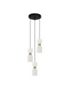 Italux Monza Wisząca Mosiężny 3xE27 40W PND-57602-3-BK+BRO