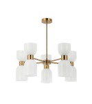 Żyrandole - Italux Monza Wisząca Mosiężny 10xE27 40W PND-57602-5-BRO - product 1