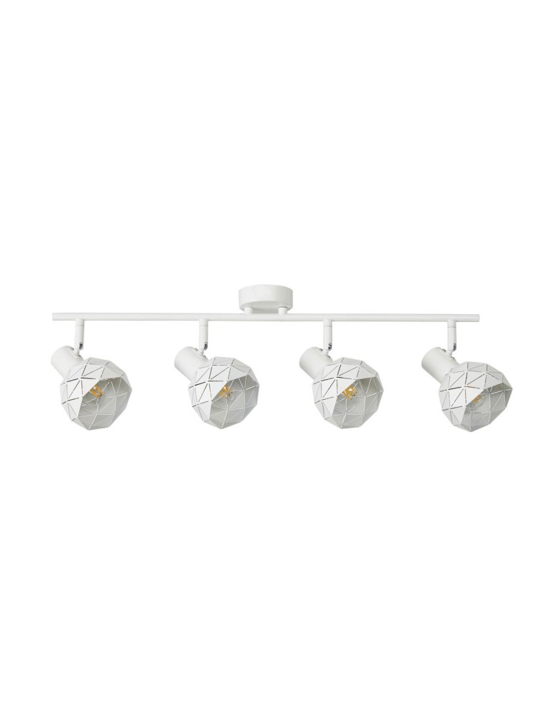 Lampy sufitowe reflektory - Italux Harley Reflektor/Spot Biały 4xE14 40W SPL-3480-4-W - product kolory-swiatla.pl 2
