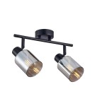 Lampy sufitowe reflektory - Italux Santia Reflektor/Spot Czarny 2xE14 40W SPL-65342-2-BK-SG - product 1