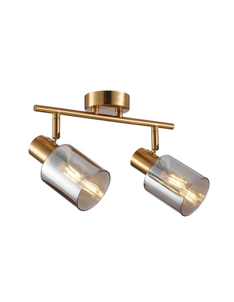 Italux Santia Reflektor/Spot Czarny 2xE14 40W SPL-65342-2-BRO-SG