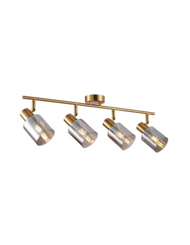 Italux Santia Reflektor/Spot Czarny 4xE14 40W SPL-65342-4-BRO-SG
