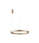 Lampy wiszące okręgi - Italux Brasco Up Down Wisząca Złoty 2xLED 100W 3000K+4000K PND-56215D-100RPP-GD-3KS4K-TRDIMM - product 1